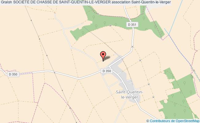 plan association SociÉtÉ De Chasse De Saint-quentin-le-verger Saint-Quentin-le-Verger