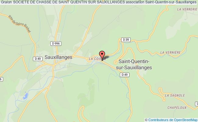 plan association Societe De Chasse De Saint Quentin Sur Sauxillanges Saint-Quentin-sur-Sauxillanges