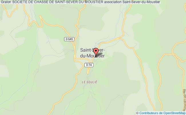 plan association Societe De Chasse De Saint-sever Du Moustier Saint-Sever-du-Moustier