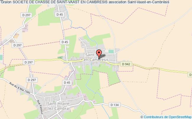 plan association Societe De Chasse De Saint-vaast En Cambresis Saint-Vaast-en-Cambrésis