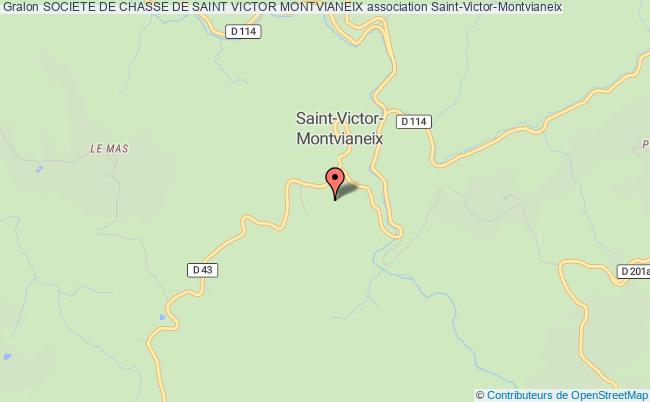 plan association Societe De Chasse De Saint Victor Montvianeix Saint-Victor-Montvianeix