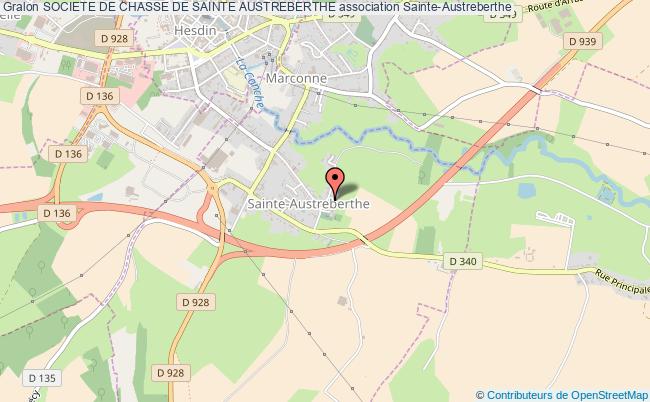 plan association Societe De Chasse De Sainte Austreberthe Sainte-Austreberthe