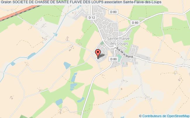 plan association Societe De Chasse De Sainte Flaive Des Loups Sainte-Flaive-des-Loups
