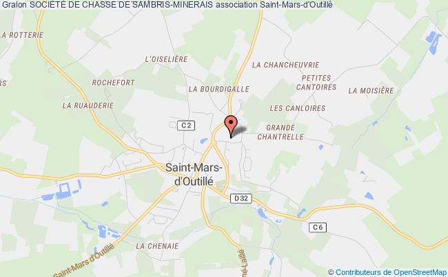 plan association SociÉtÉ De Chasse De Sambris-minerais Saint-Mars-d'Outillé