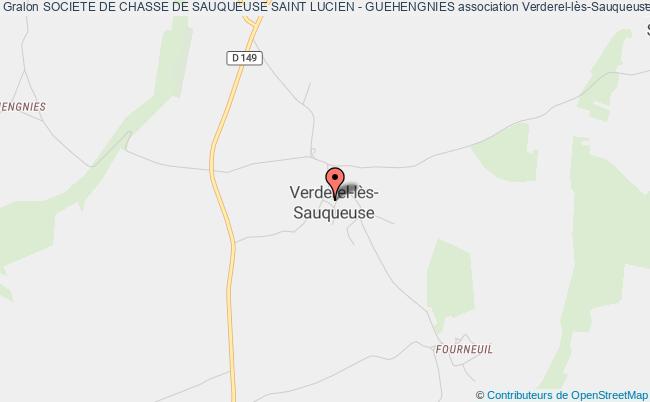 plan association Societe De Chasse De Sauqueuse Saint Lucien - Guehengnies Verderel-lès-Sauqueuse