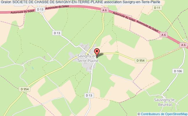 plan association Societe De Chasse De Savigny-en-terre-plaine Savigny-en-Terre-Plaine