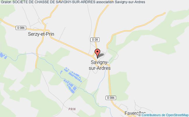 plan association Societe De Chasse De Savigny-sur-ardres Savigny-sur-Ardres