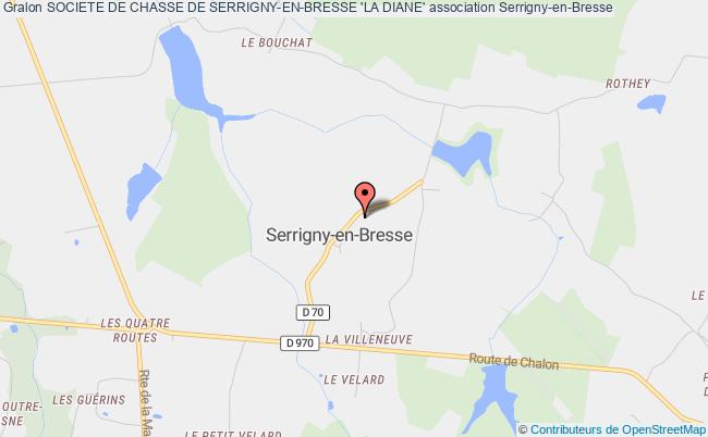 plan association Societe De Chasse De Serrigny-en-bresse 'la Diane' Serrigny-en-Bresse