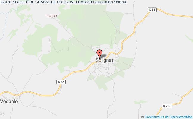 SOCIETE DE CHASSE DE SOLIGNAT LEMBRON