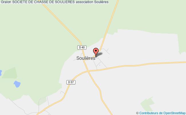 plan association Societe De Chasse De Soulieres Soulières