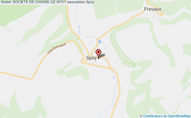plan association Societe De Chasse De Spoy Spoy