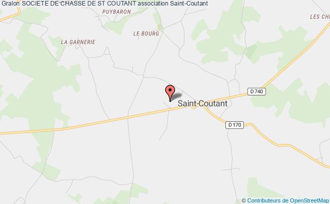 plan association Societe De Chasse De St Coutant Saint-Coutant