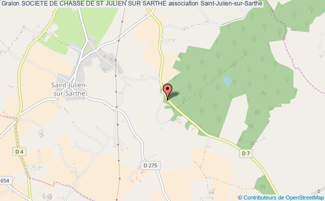plan association Societe De Chasse De St Julien Sur Sarthe Saint-Julien-sur-Sarthe