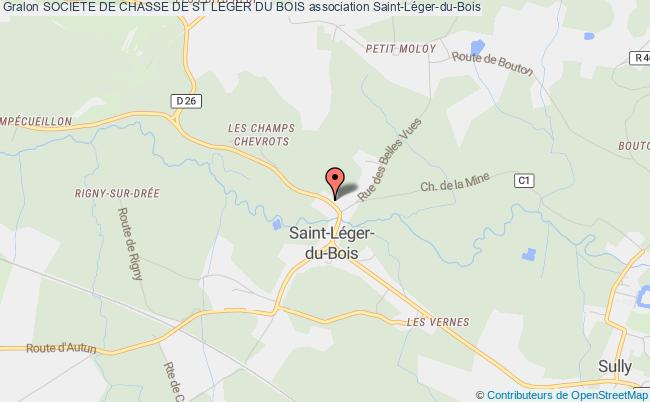 plan association Societe De Chasse De St Leger Du Bois Saint-Léger-du-Bois