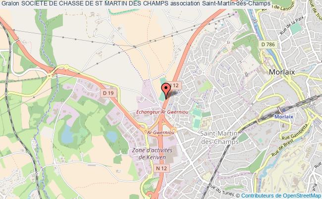 plan association Societe De Chasse De St Martin Des Champs Saint-Martin-des-Champs