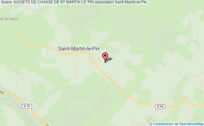 plan association Societe De Chasse De St Martin Le Pin Saint-Martin-le-Pin