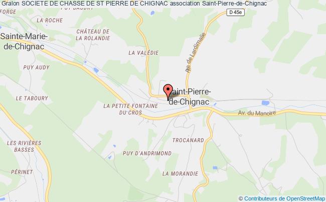 plan association Societe De Chasse De St Pierre De Chignac Saint-Pierre-de-Chignac