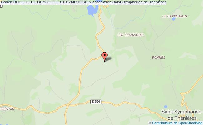 plan association Societe De Chasse De St-symphorien Saint-Symphorien-de-Thénières