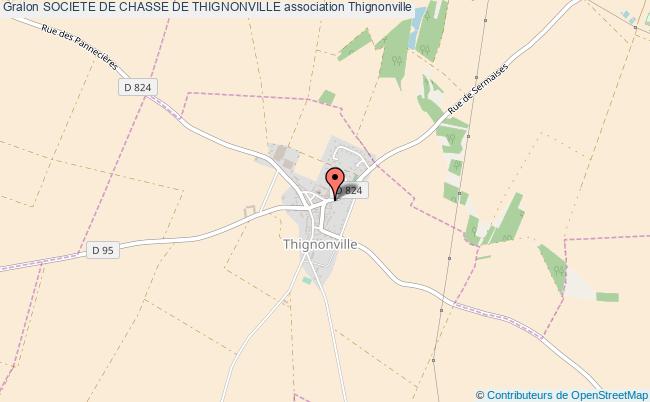 plan association Societe De Chasse De Thignonville Thignonville
