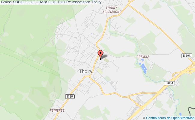 plan association Societe De Chasse De Thoiry Thoiry