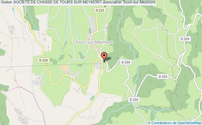 plan association Societe De Chasse De Tours Sur Meymont Tours-sur-Meymont