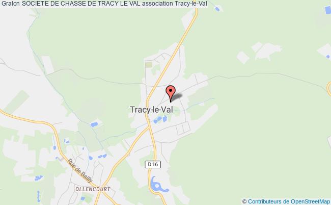 plan association Societe De Chasse De Tracy Le Val Tracy-le-Val