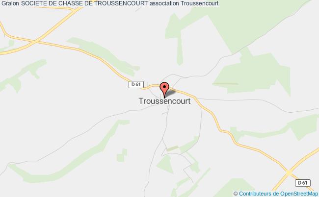 plan association Societe De Chasse De Troussencourt Troussencourt