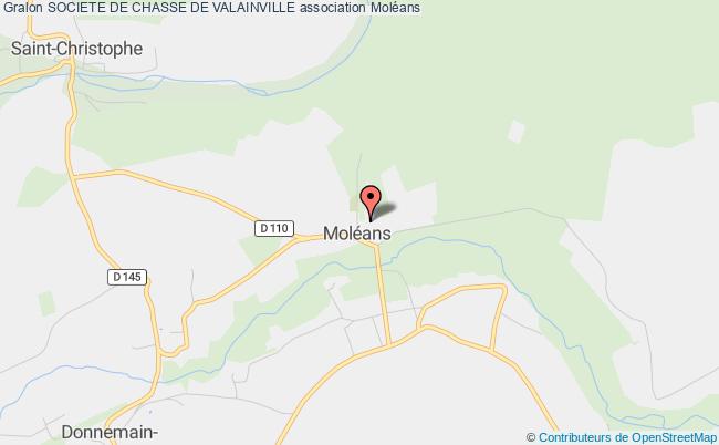 plan association Societe De Chasse De Valainville Moléans