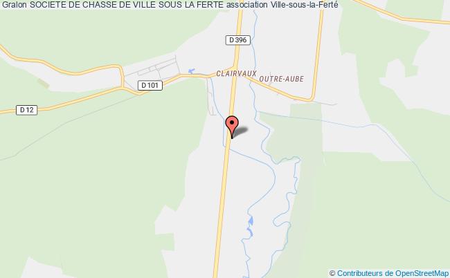 plan association Societe De Chasse De Ville Sous La Ferte Ville-sous-la-Ferté