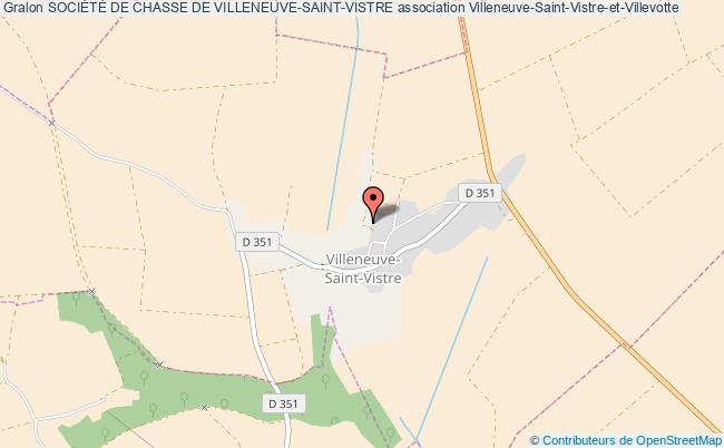 plan association SociÉtÉ De Chasse De Villeneuve-saint-vistre Villeneuve-Saint-Vistre-et-Villevotte