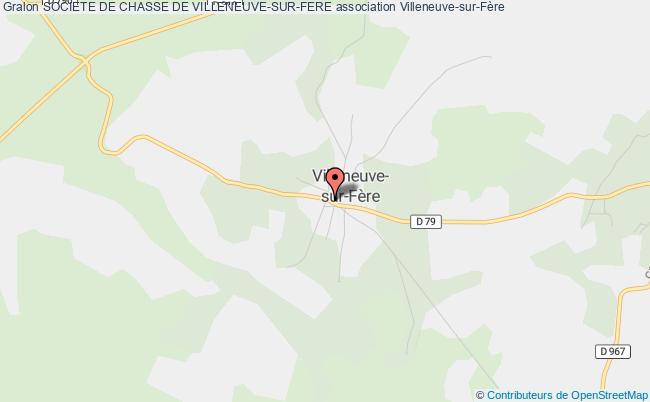 plan association Societe De Chasse De Villeneuve-sur-fere Villeneuve-sur-Fère