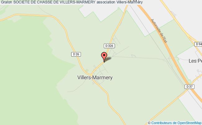 plan association Societe De Chasse De Villers-marmery Villers-Marmery