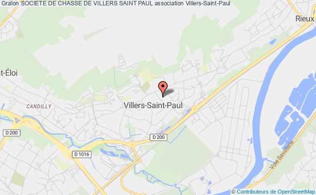 plan association Societe De Chasse De Villers Saint Paul Villers-Saint-Paul