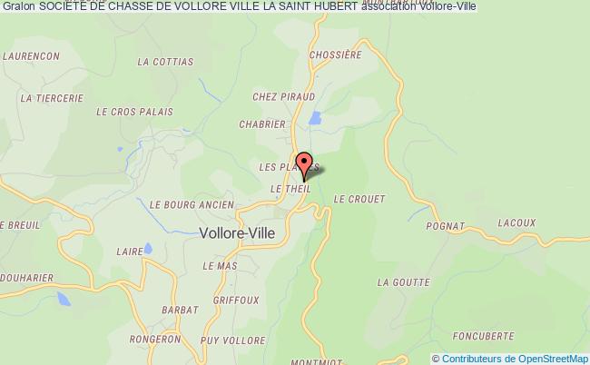 plan association Societe De Chasse De Vollore Ville La Saint Hubert Vollore-Ville