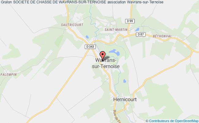 plan association Societe De Chasse De Wavrans-sur-ternoise Wavrans-sur-Ternoise