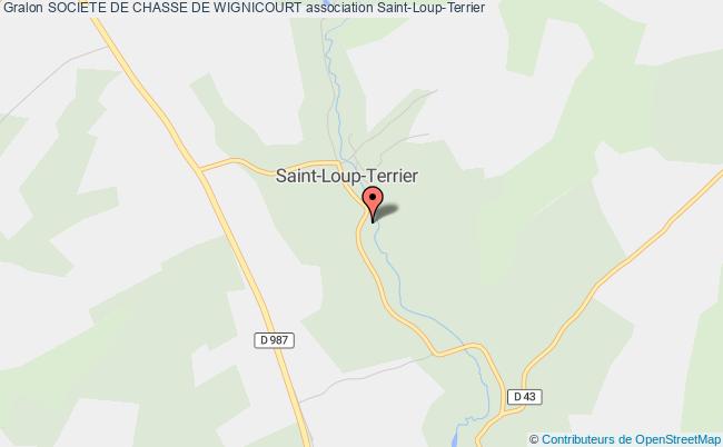 plan association Societe De Chasse De Wignicourt Saint-Loup-Terrier
