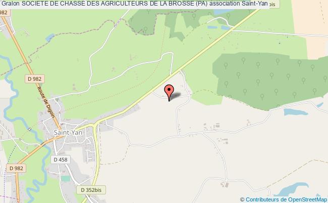 plan association Societe De Chasse Des Agriculteurs De La Brosse (pa) Saint-Yan