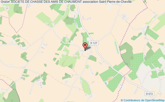 plan association Societe De Chasse Des Amis De Chaumont Saint-Pierre-de-Chevillé