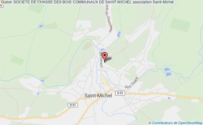 plan association Societe De Chasse Des Bois Communaux De Saint-michel Saint-Michel