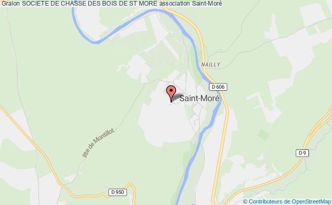 plan association Societe De Chasse Des Bois De St More Saint-Moré