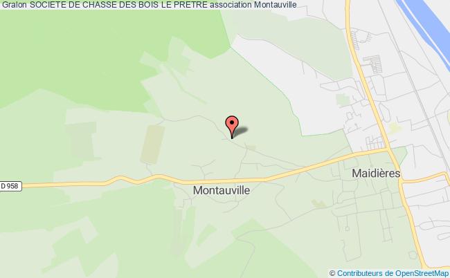 plan association Societe De Chasse Des Bois Le Pretre Montauville