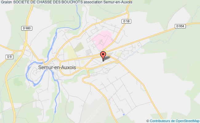 plan association Societe De Chasse Des Bouchots Semur-en-Auxois