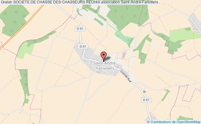 plan association Societe De Chasse Des Chasseurs Reunis Saint-André-Farivillers