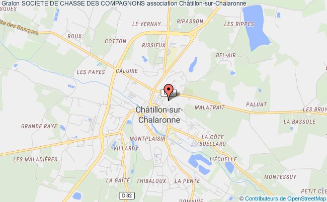 plan association Societe De Chasse Des Compagnons Châtillon-sur-Chalaronne