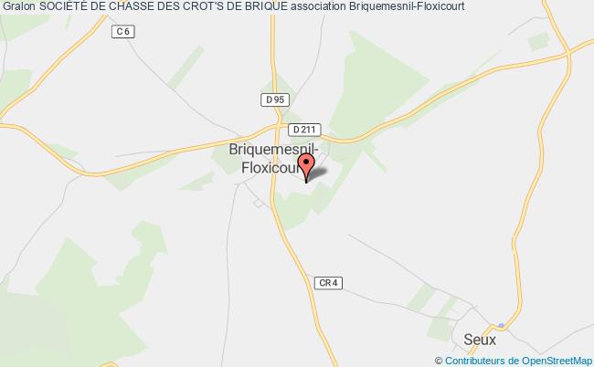 plan association SociÉtÉ De Chasse Des Crot's De Brique Briquemesnil-Floxicourt