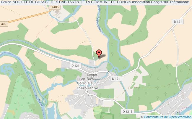 plan association Societe De Chasse Des Habitants De La Commune De Congis Congis-sur-Thérouanne