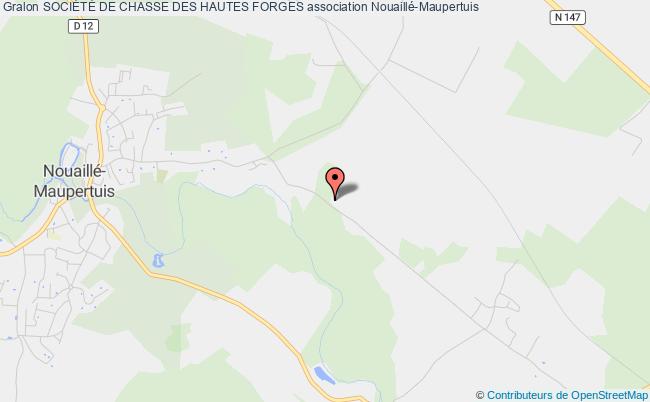 plan association SociÉtÉ De Chasse Des Hautes Forges Nouaillé-Maupertuis