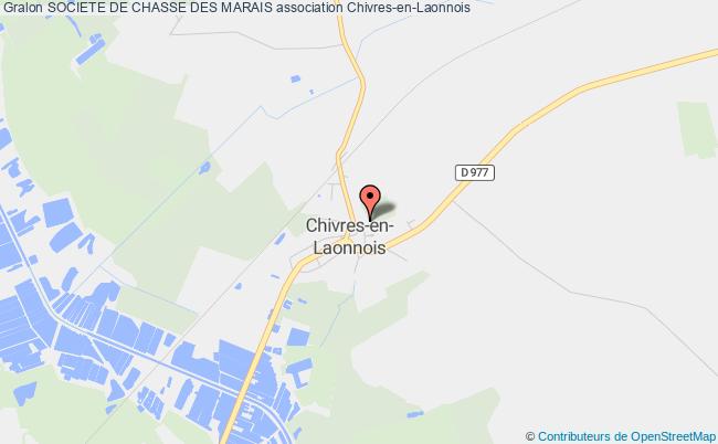 plan association Societe De Chasse Des Marais Chivres-en-Laonnois