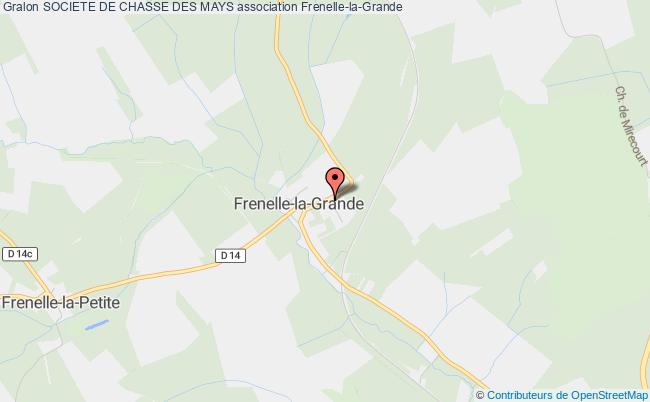 plan association Societe De Chasse Des Mays Frenelle-la-Grande