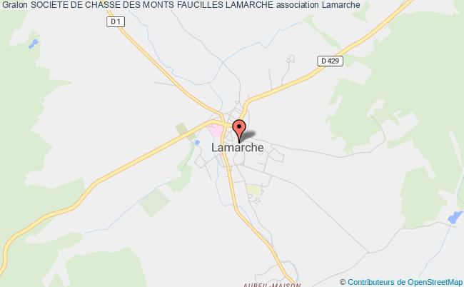 plan association Societe De Chasse Des Monts Faucilles Lamarche Lamarche